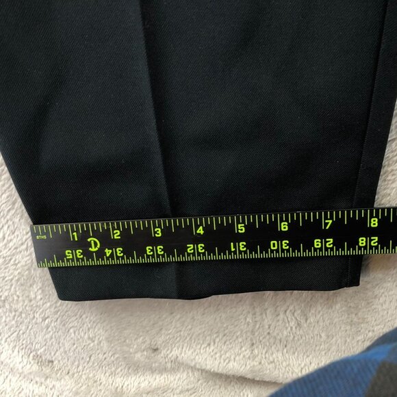 NWT Savion Womens Dress Pants Size 16 Black High Waisted Pleated Trouser Work - Picture 8 of 12